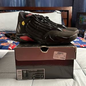 Air Jordan 14 Last Shot colorway. Mens size 12. These are the 2011 release.